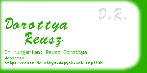 dorottya reusz business card